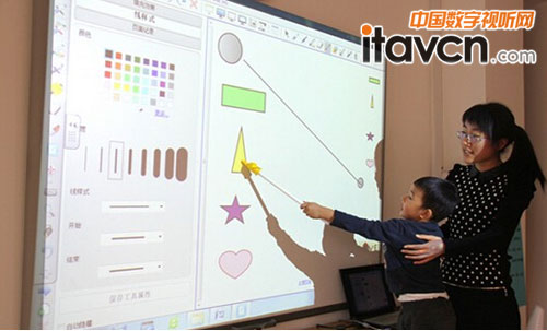 幼兒園引進信息技術公開課 電子白板走進課堂