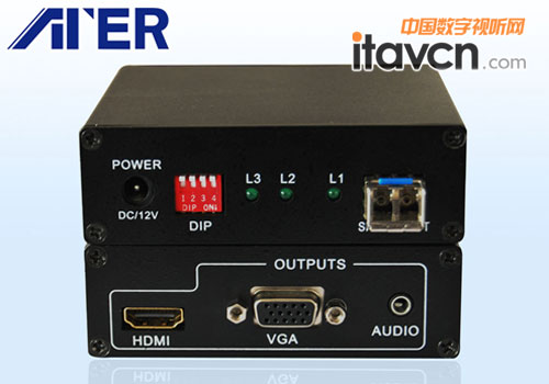 ATER推多格式視音頻光纖傳輸器DT-20