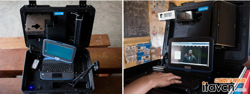 圖:鴻合科技創新研發的“移動多媒體教室(Mobi-Station)”