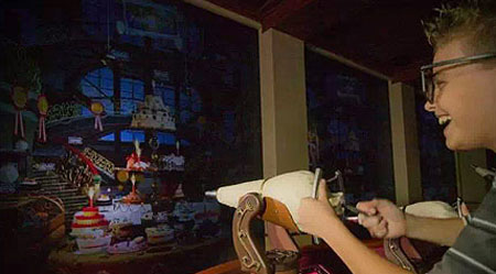 全媒體3D互動黑暗乘騎游戲巧克力鼠