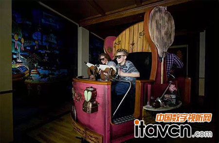 全媒體3D互動黑暗乘騎游戲巧克力鼠