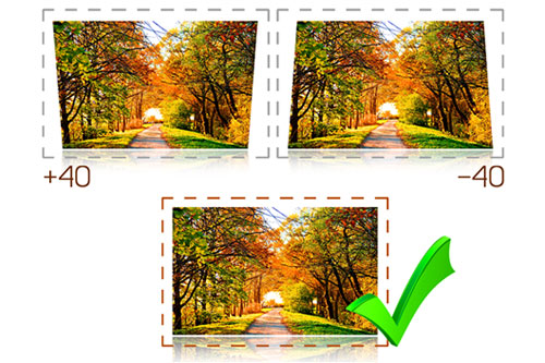 完美畫面 梯形校正