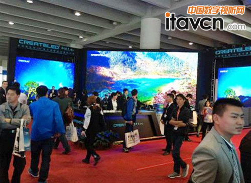 小間距大屏幕 創(chuàng)顯重磅新品亮相廣州國際LED展