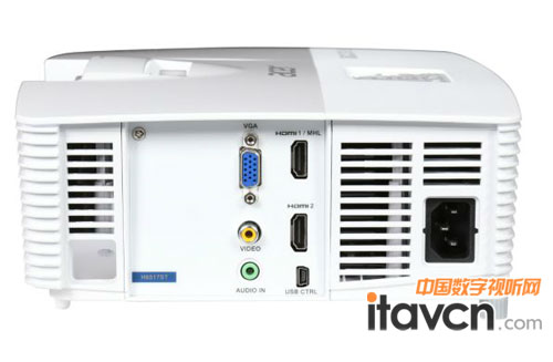 宏碁高亮短焦全高清家用投影機H6517ST接口