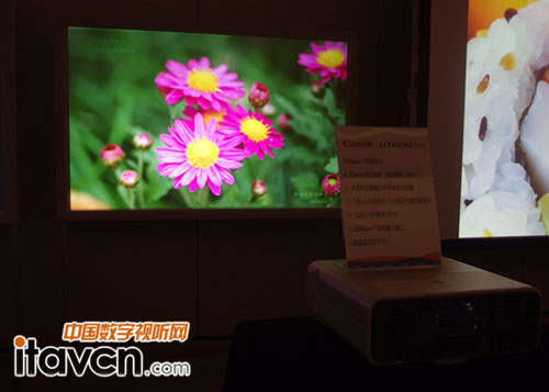 佳能LCOS小型固定安裝型投影機新品WUX500引爆infocomm