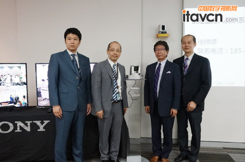 索尼發布會嘉賓合影