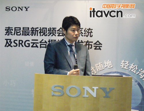 索尼專業系統集團節目制作解決方案業務部市場部市場經理增田弘武