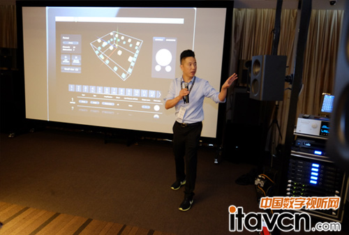 米樂數碼影音董事總經理張聲樂先生介紹演示所用器材