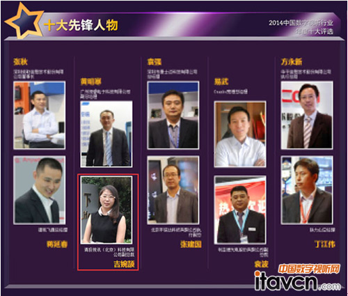 吉總獲評十大先鋒人物