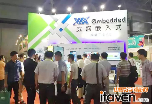 威盛展位現場火爆
