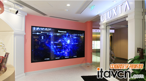 松下拼接屏助力體驗空間CLUXTA