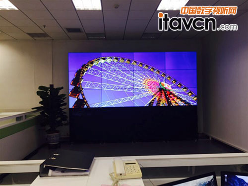 3X4 LCD拼接驗收現場