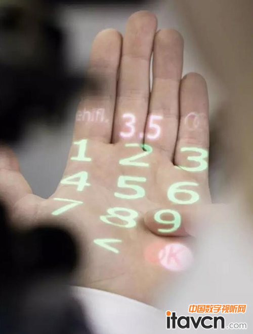 奧迪開發“掌上投影”技術