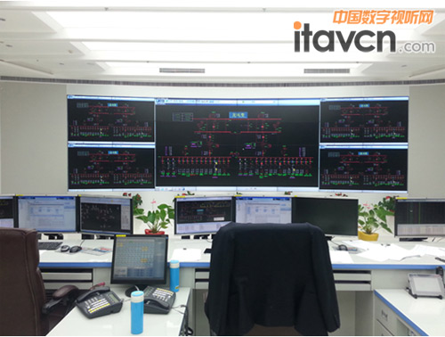 電力行業,4X8LCD 2°弧形拼接