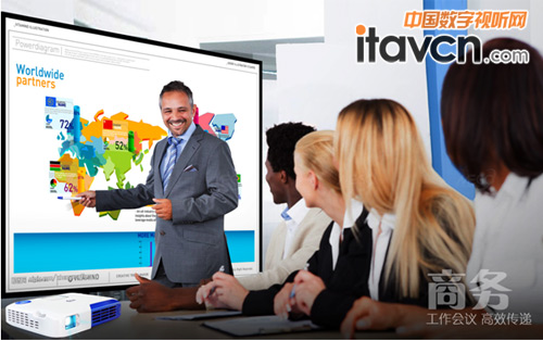 美高G10觸屏高清書寫商務投影機