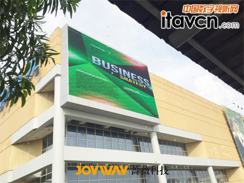 薔薇科技LED燈條屏白天點(diǎn)亮效果