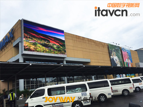 薔薇科技LED燈條屏白天點(diǎn)亮效果