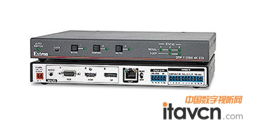 Extron 推出用于 DisplayPort、HDMI 和 VGA 帶音頻嵌入的 DTP 4K 切換器