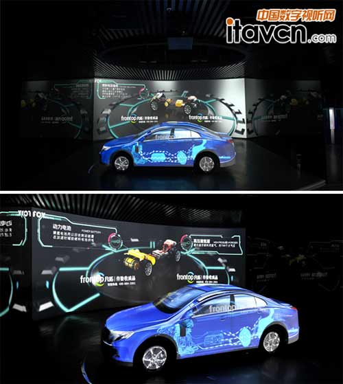 松下投影機助力湖南科力遠展館