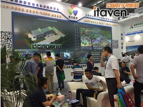 深圳安博會:清投3X6DLP+T-Show展高端安防監控系統