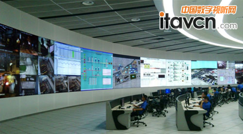 光峰激光拼墻入駐日照鋼鐵集團管控中心大廳