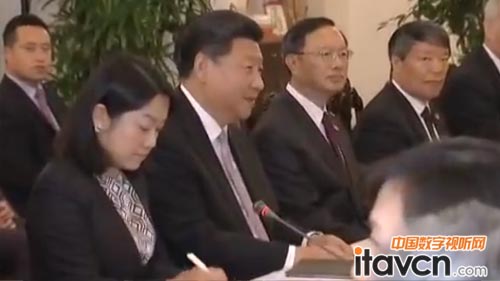 國家主席習近平在新加坡總統府發表講話