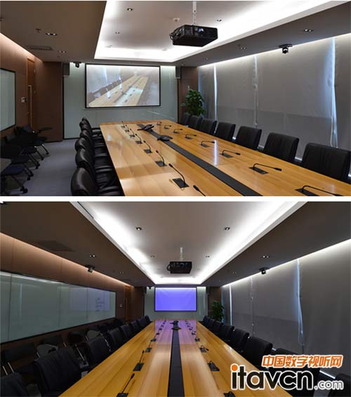 松下投影機深圳平安證券多媒體會議室應用