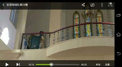 《反恐特戰隊》播出畫面中的PAL音箱