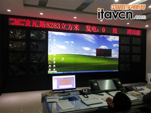 巨洋大屏幕助力觀文煤礦實現管理信息化