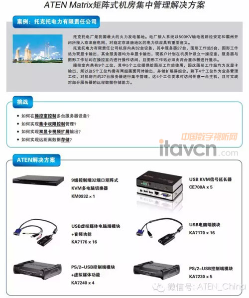 ATEN Matrix矩陣式機房集中管理解決方案
