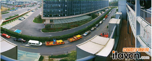 圖1 全景監(jiān)控效果