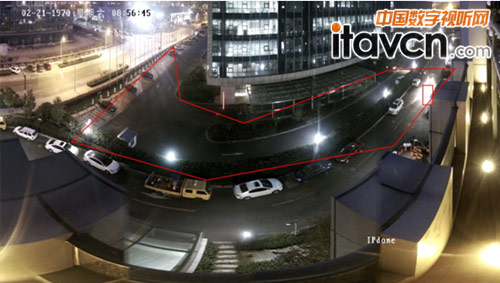 圖3 全景監(jiān)控畫面清晰,檢測覆蓋面非常廣