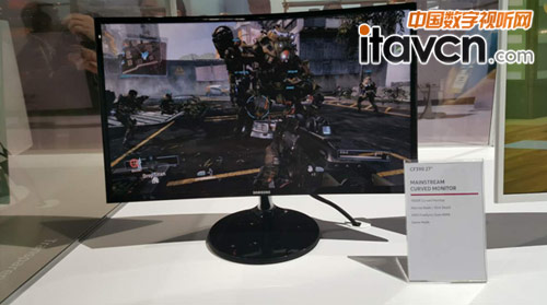 曲面顯示器CF390和CF391