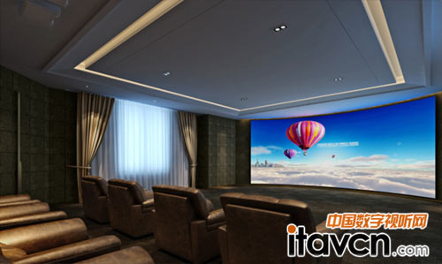 大連市天安金馬中心影音室效果圖