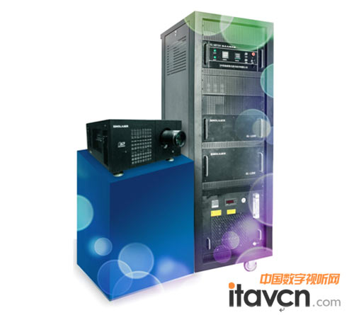 圖2 迪威視訊激光大屏顯示系統