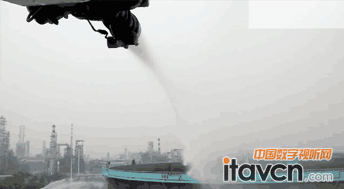 圖2:高噴車無線圖傳設備輔助出水定位