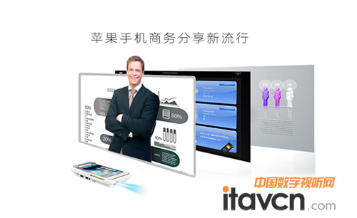 美高G6微型投影儀iphone6跨入超大屏時代