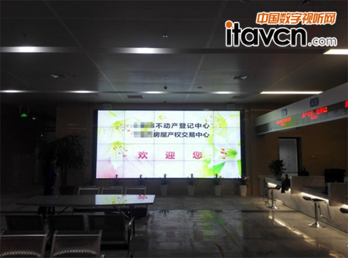 清投3X5 3.5mm液晶拼接應用于某市國土資源局