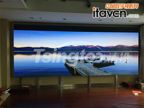 清投小間距全彩LED助力江蘇省某檢察院