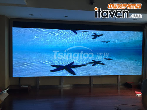 清投小間距全彩LED助力江蘇省某檢察院