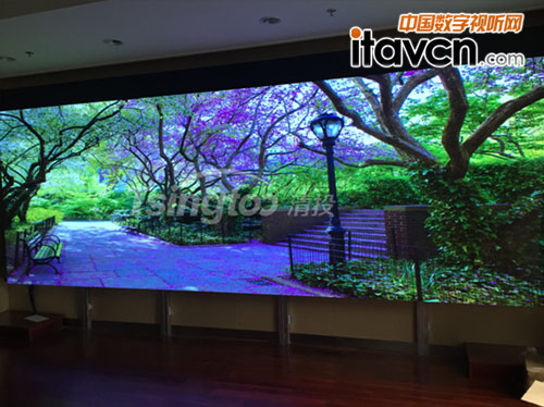 清投小間距全彩LED助力江蘇省某檢察院