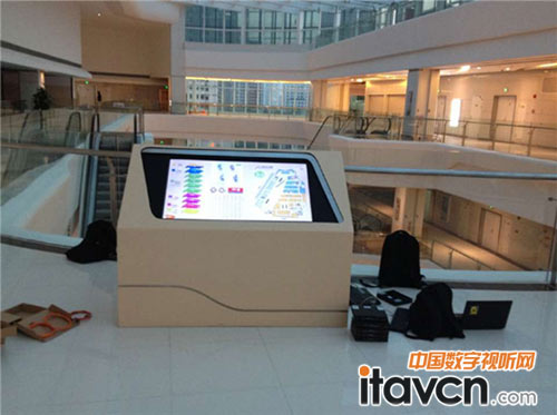 名成廣場上線了南翼商城導購一體機和3D導購系統