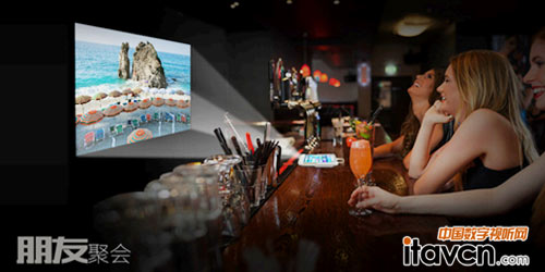 美高G6迷你投影儀 蘋果手機分享新應用