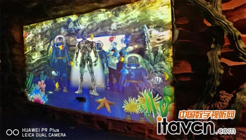 AVANZA投影機打造情景式海洋公園