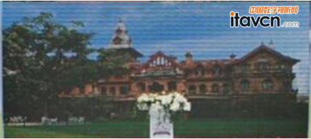 水波紋明顯,畫質不清晰