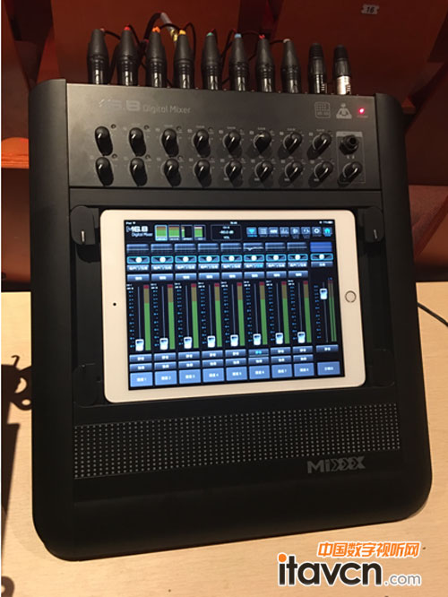 Masononsic M16.8數字調音臺現場演示