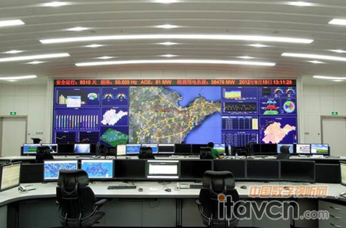 巴可助力山東電網升級調度中心大屏