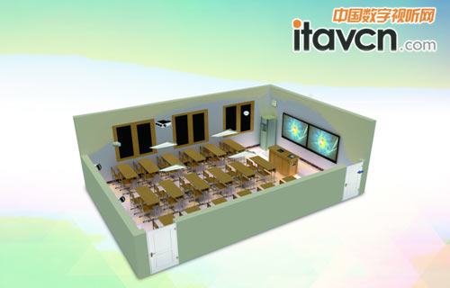 智慧教室演示圖