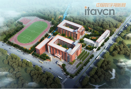 Donview東方中原電子白板及松下投影機(jī)入駐六安皋城中學(xué)