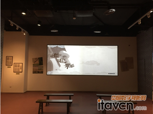 NEC工程投影機PX651X+六通道融合再現(xiàn)九眼橋碼頭繁忙景象